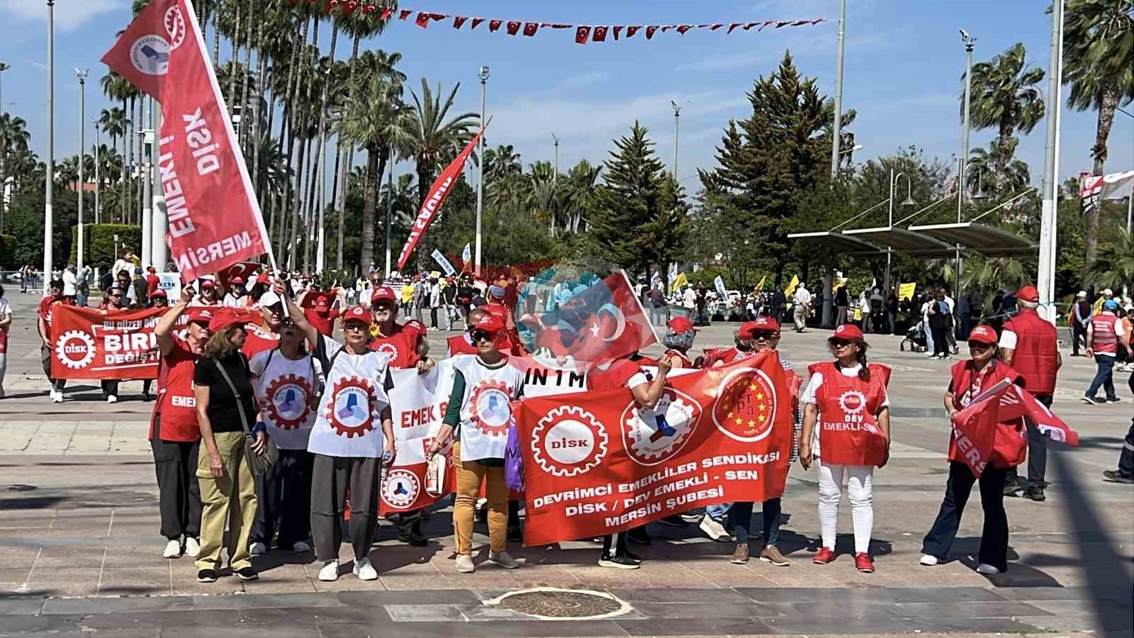 Mersin&rsquo;de 1 Mayıs coşkuyla kutlandı