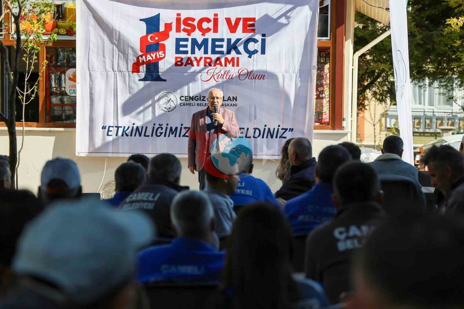 Çameli Belediyesi personeli 1 Mayıs’ta bir araya geldi