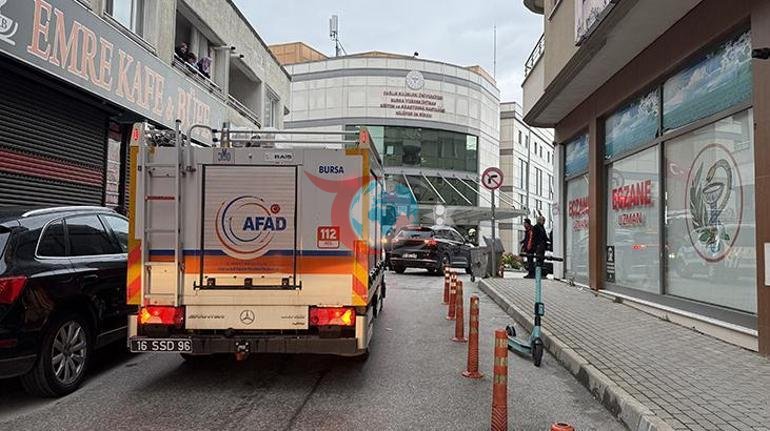 Bursa Yüksek İhtisas Hastanesindeki yangın kontrol altına alındı
