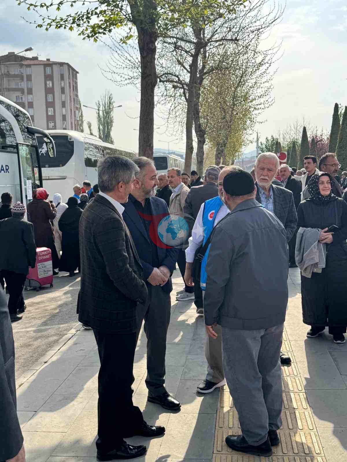 Çorum’da 325 hacı adayı dualarla uğurlandı