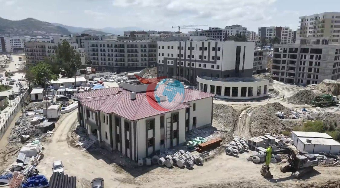 Defne İlçe Jandarma Binası İnşaatı Devam Ediyor