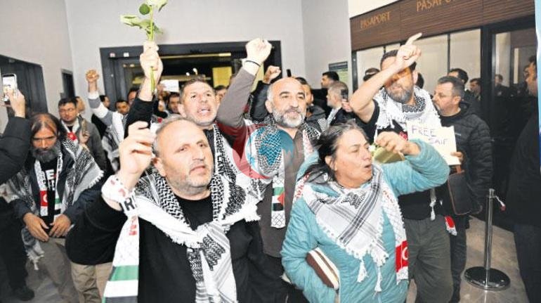 Diplomasi sonuç verdi Sumud aktivistleri İstanbul’da