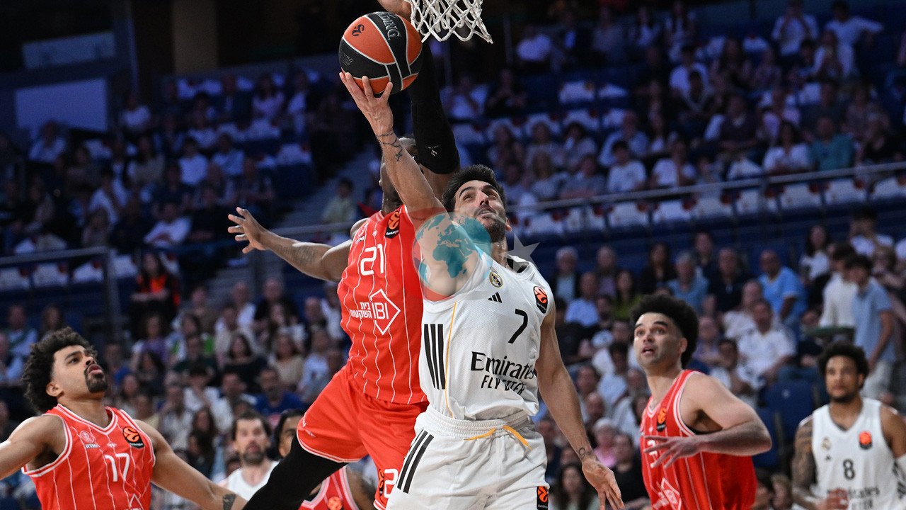 Real Madrid, Basketbol Avrupa Ligi'nde Seride Hapoel IBI Tel Aviv'e Karşı Üstünlük Sağladı