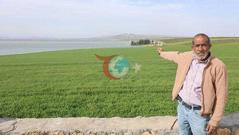 Hatayda boş kalan baraj taştı Köyler suya gömüldü