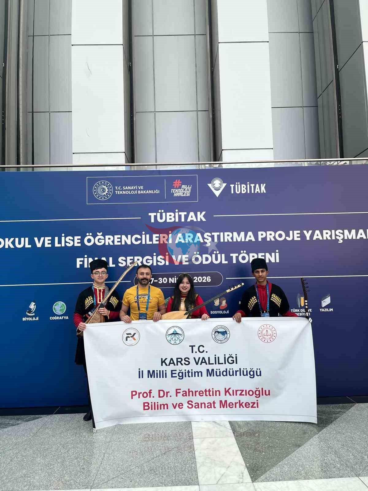 Kars&rsquo;tan TÜBİTAK yarışmasında gururlandıran başarı: Türkiye üçüncülüğü geldi