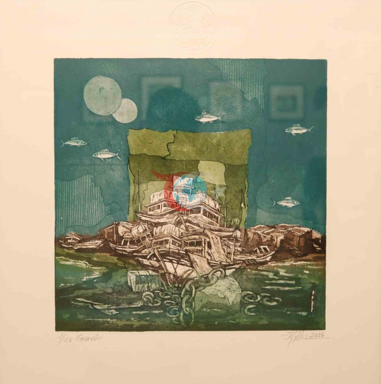 Prof. Dr. Erol Murat Yıldız SANKO Sanat Galerisi&rsquo;nde sergi açtı