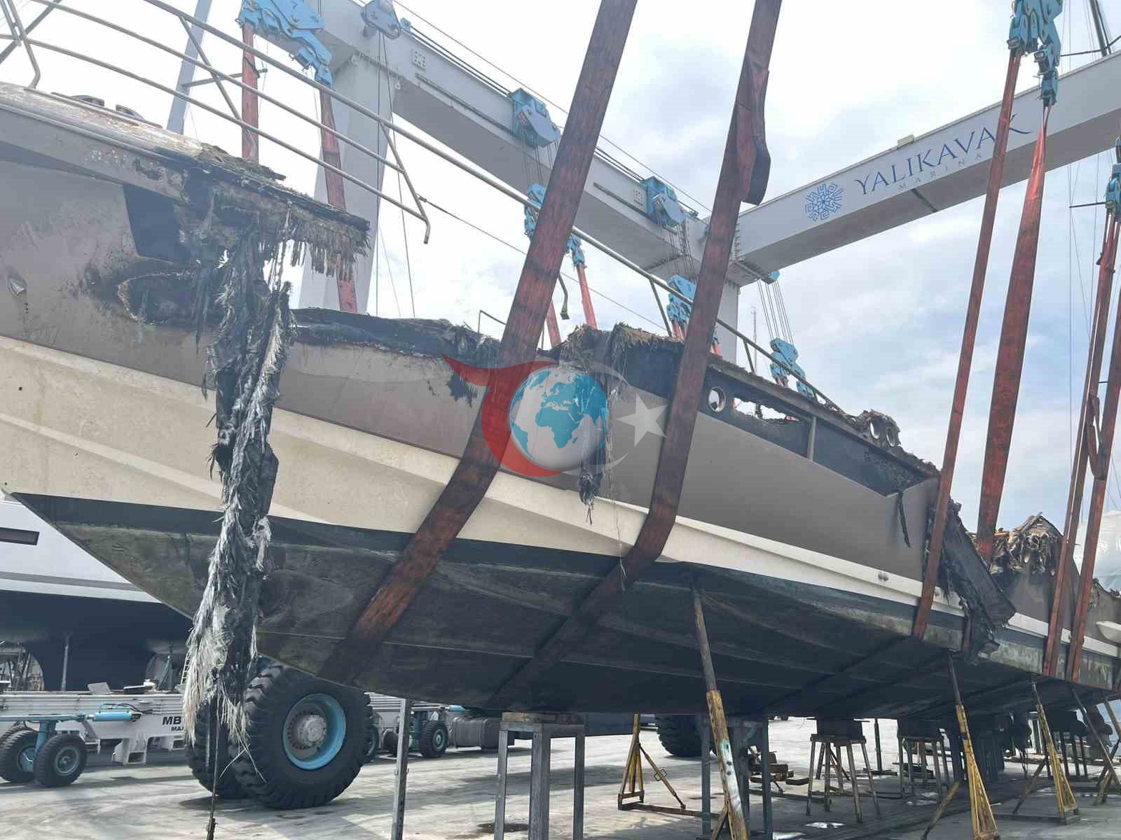 Denizdeki son enkaz kaldırıldı