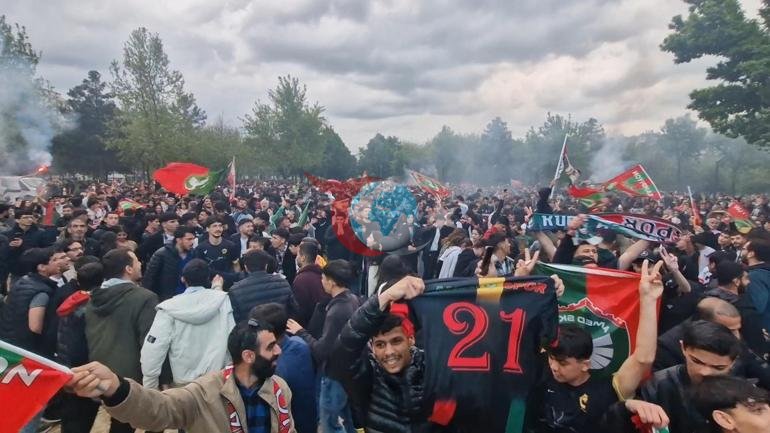 Diyarbakırda Süper Lig sevinci
