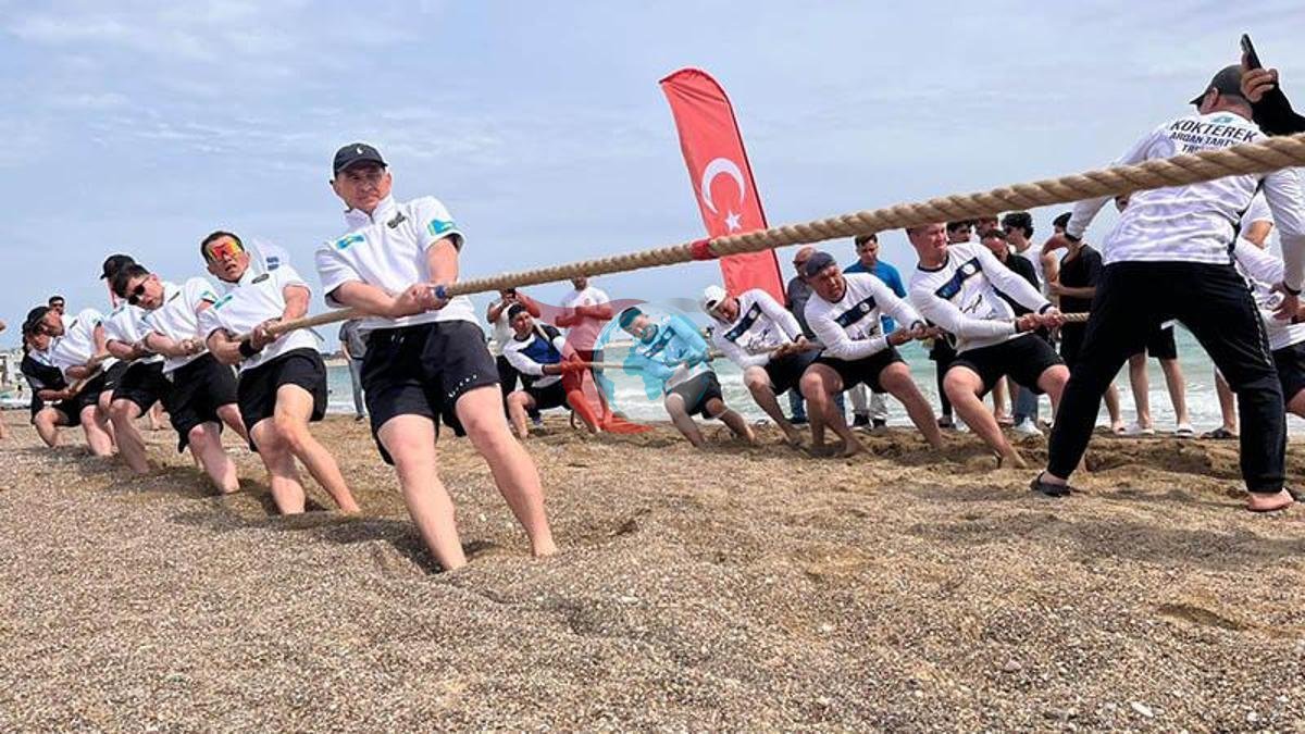 Mersin'de 2. Uluslararası Turan Cup Halat Çekme Turnuvası Gerçekleşti