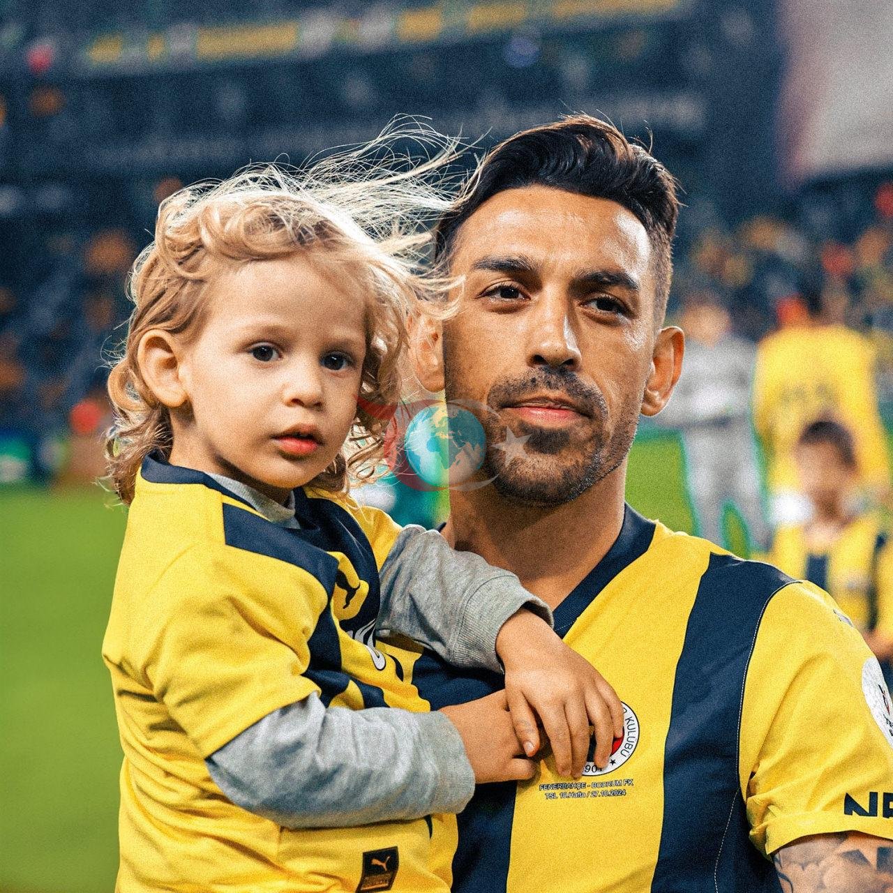 İrfan Can Kahveci ve oğlu