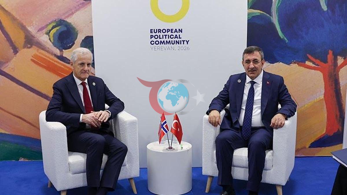 Cumhurbaşkanı Yardımcısı Yılmaz, Norveç Başbakanı ile Buluştu