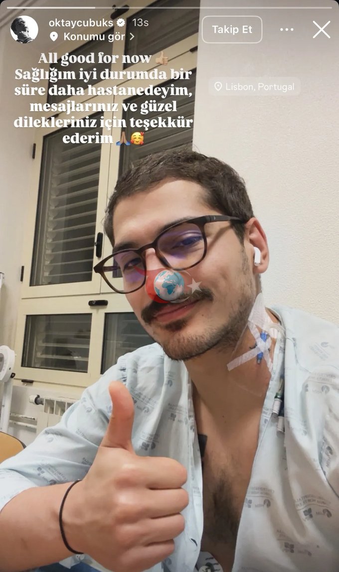Kalbi aniden durmuştu: Ünlü oyuncu Oktay Çubuk hastane odasından son halini paylaştı - Resim : 1