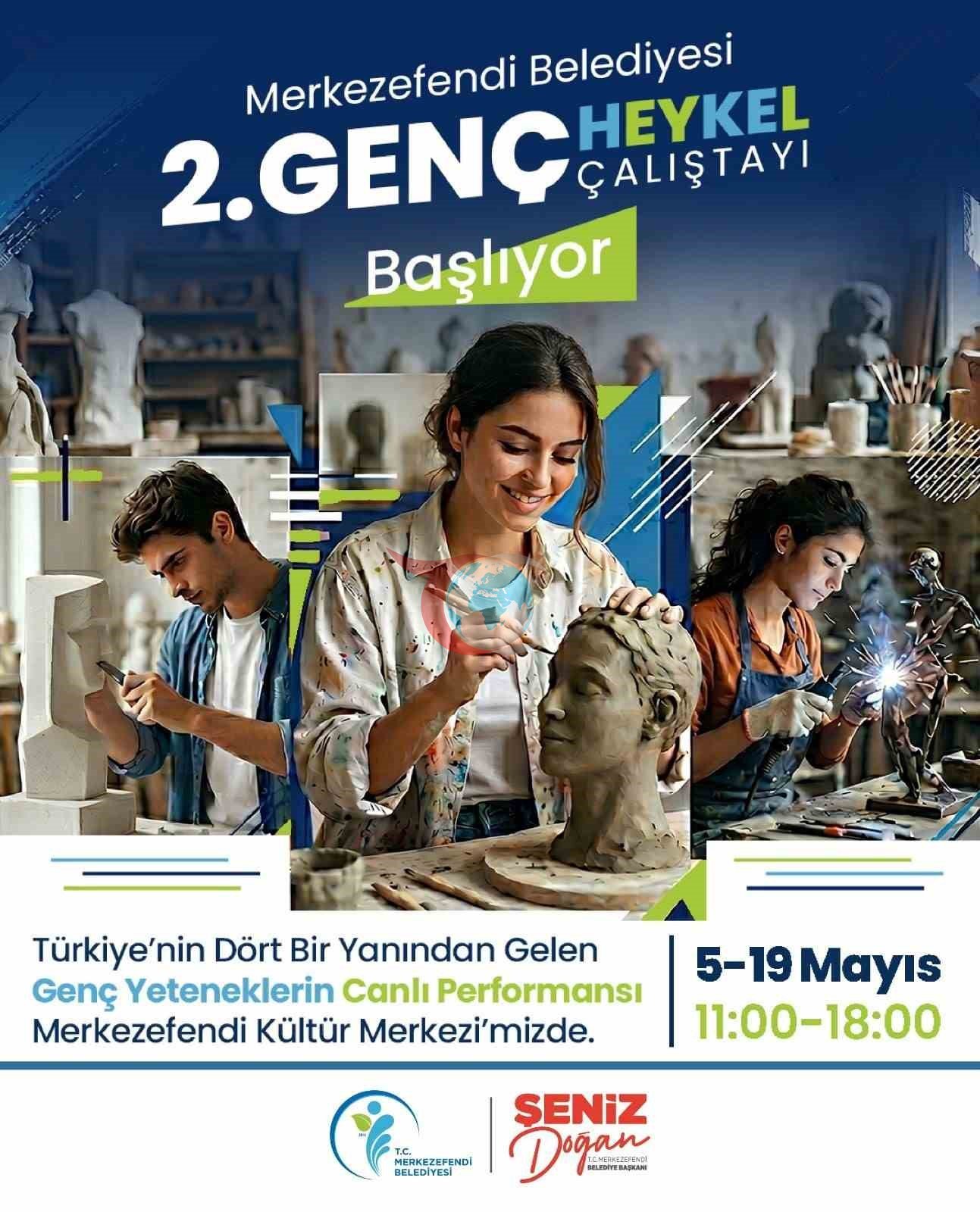 Merkezefendi Belediyesi 2. Genç Heykel Çalıştayı başlıyor