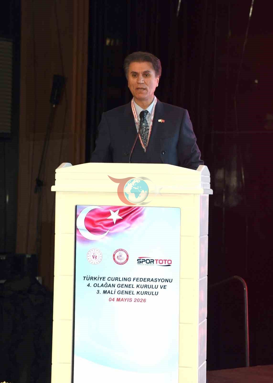 Curling Federasyonu&rsquo;nda Başkan Şebin güven tazeledi
