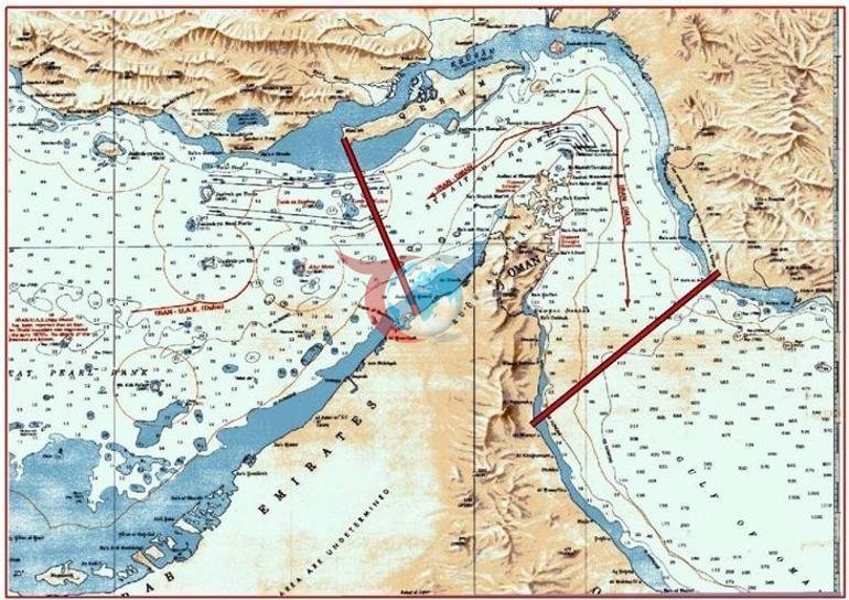 İrandan ABDnin Hürmüz iddiasına haritalı yalanlama Hiçbir gemi geçmedi