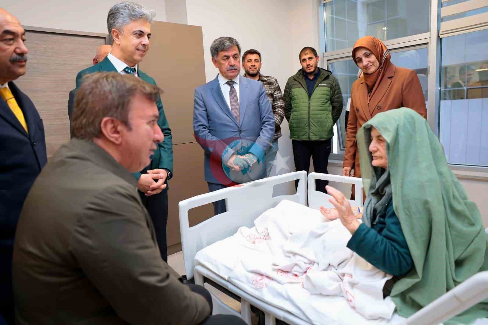 Vali Aydoğdu’dan Aksun ailesine geçmiş olsun ziyareti
