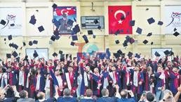 Anaokulundan üniversiteye… Kep attıran değil cep yakan tören