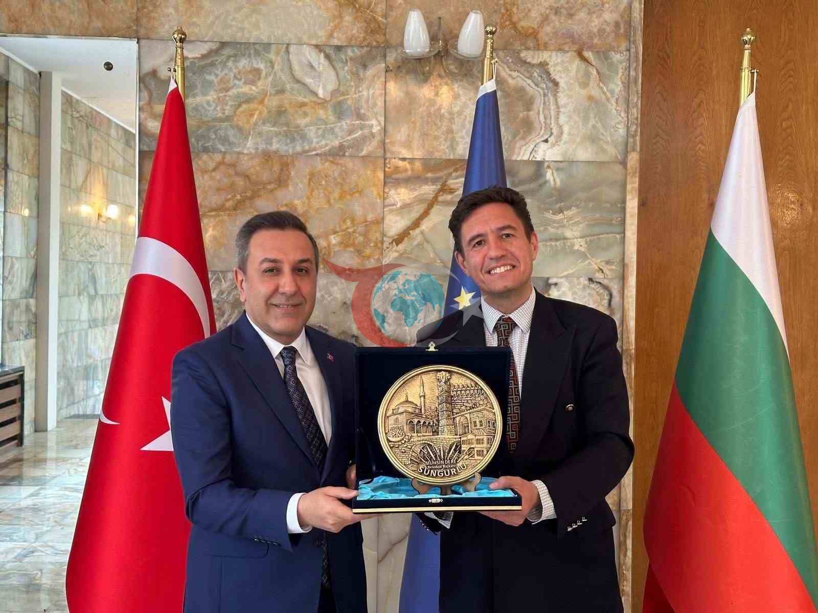 Sungurlu heyetinden Bulgaristan ile ticaret ağını güçlendirecek proje için önemli temas