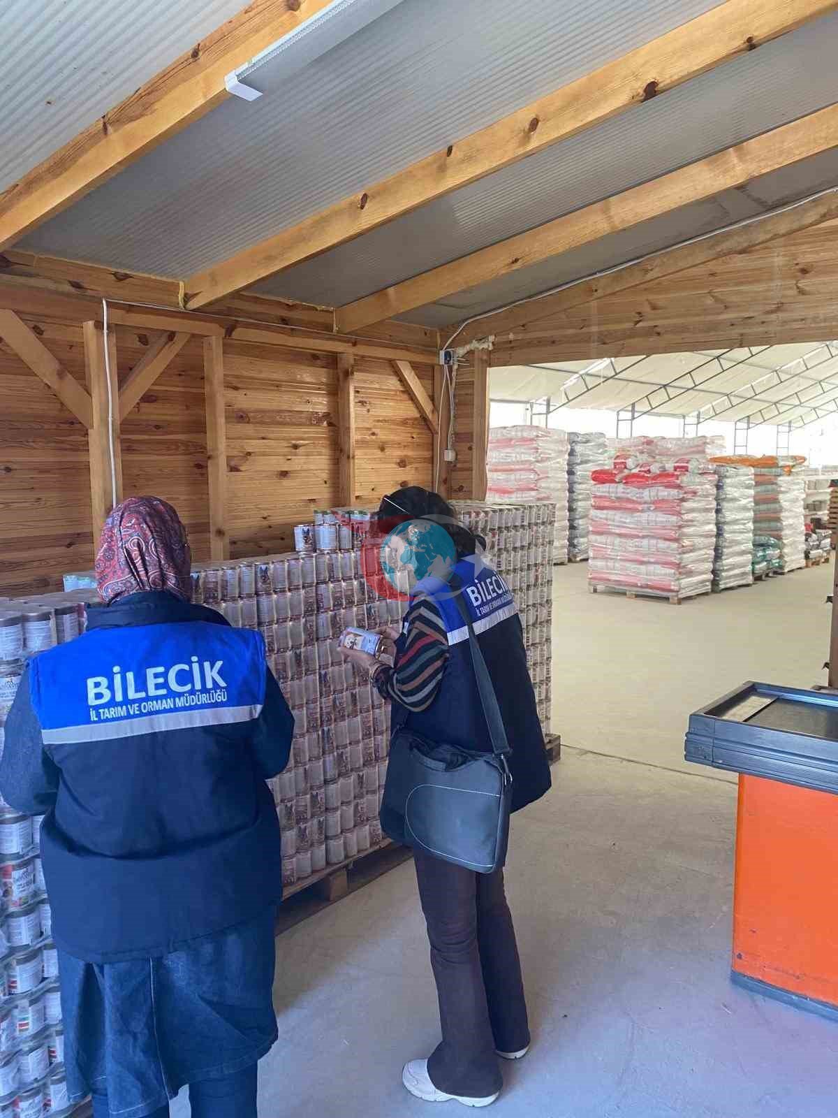 Bilecik'te Eş Zamanlı Yem ve Gıda Denetimleri Yapıldı