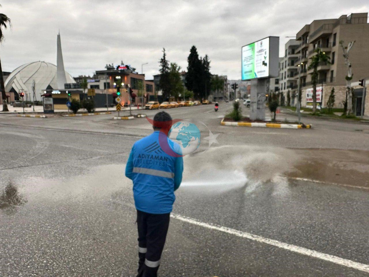Adıyaman'da Yağmur Sonrası Temizlik Seferberliği Başladı
