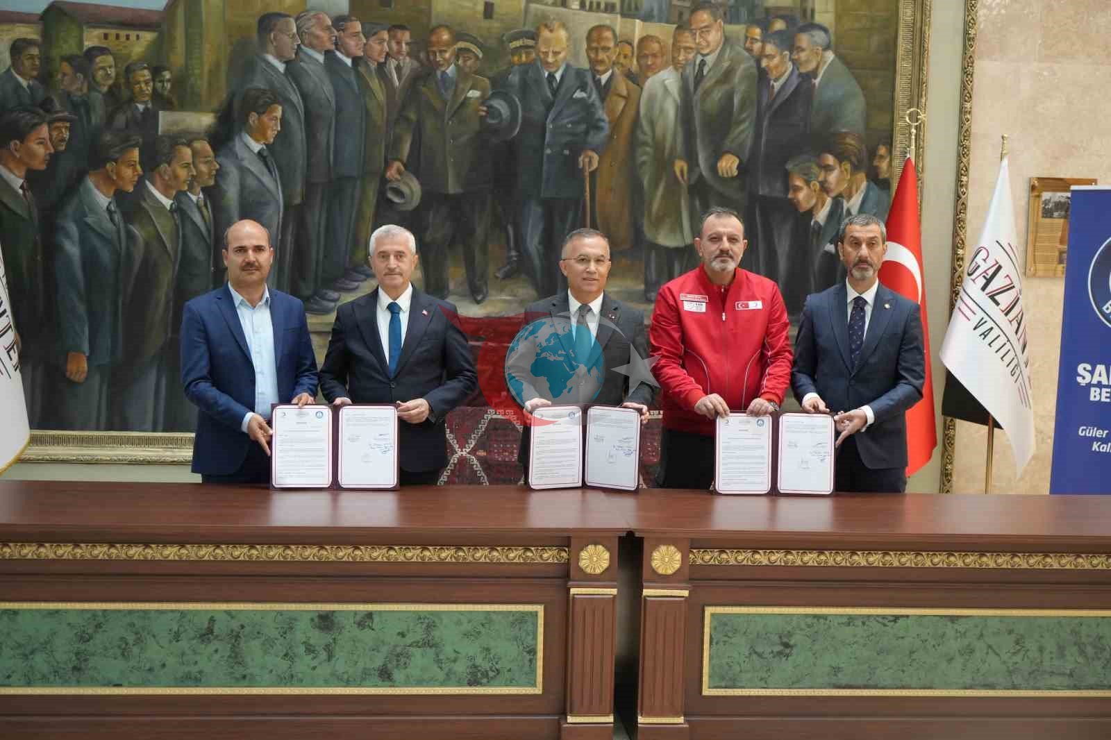 Şahinbey Belediyesi 17. Geleneksel Kan Bağışı Kampanyası İçin İmzaları Attı