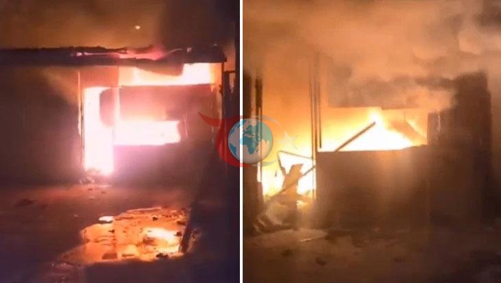 Eyüpsultan'da Kurban Satış Alanında Yangın Faciası: 1 Kişi Hayatını Kaybetti, Bekçi Gözaltında