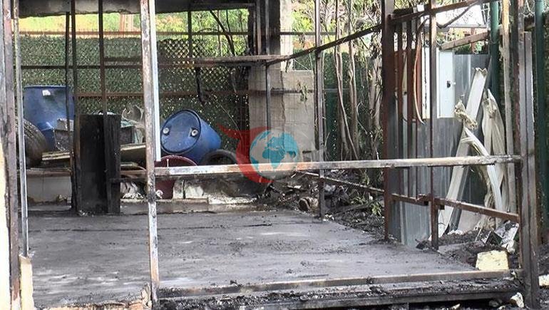 Eyüpsultanda kurban satış merkezi alevlere teslim oldu 1 ölü, bekçi gözaltında