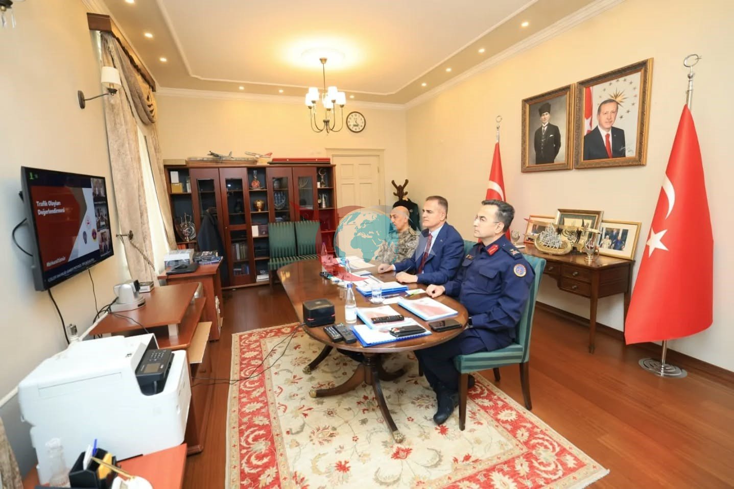 Vali Akbıyık, Trafik Güvenliği Toplantısında Yer Aldı