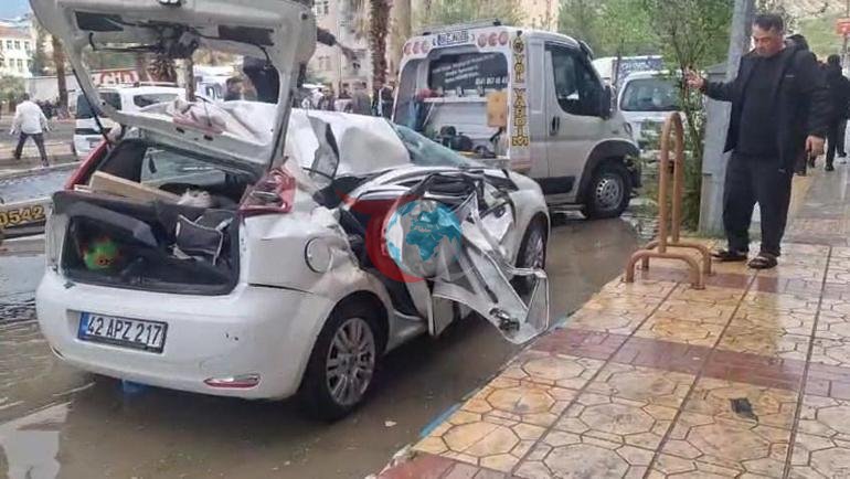 Şanlıurfada fırtınada su deposu aracının üzerine uçtu 23 yaşındaki Nur toprağa verildi
