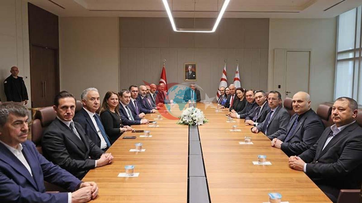 KKTC Lideri Erhürman, RTÜK Başkanı Daniş'i Ağırladı