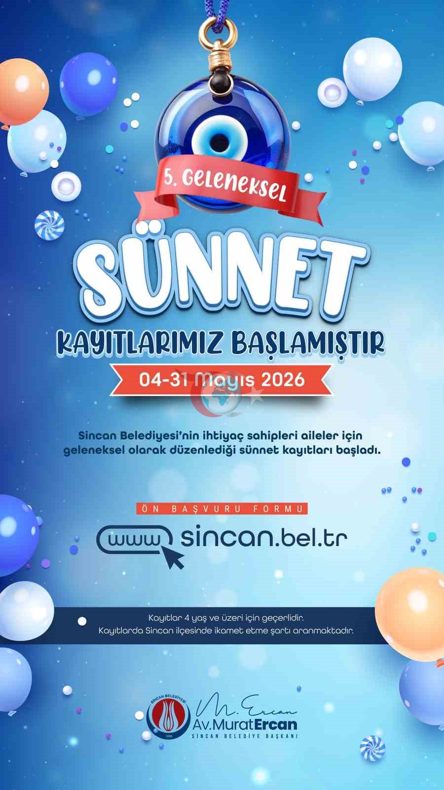 Sincanโda geleneksel toplu sรผnnet kayฤฑtlarฤฑ baลladฤฑ