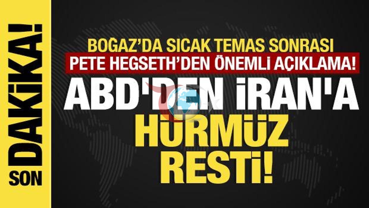 Pentagon'dan İran'a Uyarı: Hürmüz Boğazı'nda Gerginlik Tırmanıyor