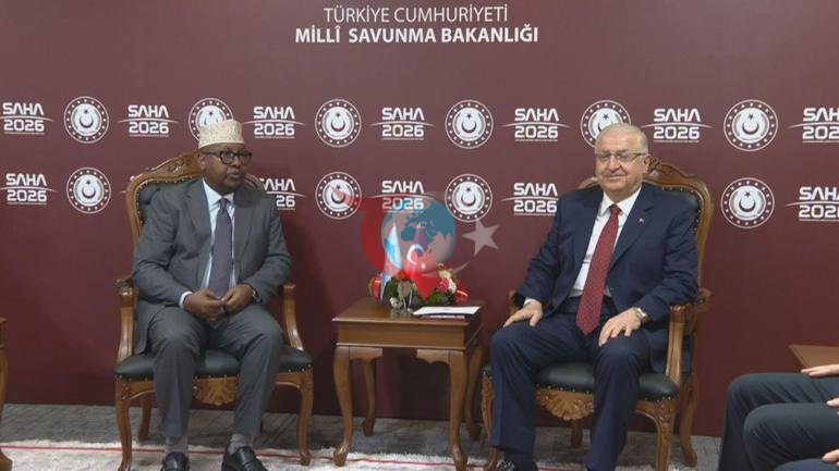 Milli Savunma Bakanı Yaşar Güler, Somali Savunma Bakanı Ahmed Fiqi ile görüştü