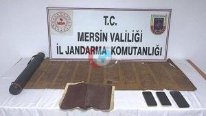 Mersinde tarihi eser operasyonu Tevrat ele geçirildi