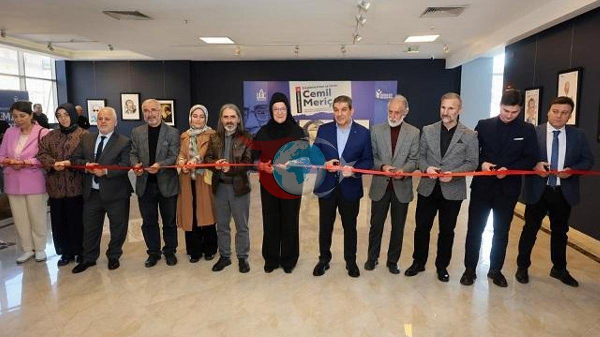 Esenler'de Cemil Meriç Anısına Karikatür Sergisi Açıldı