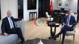 Dışişleri Bakanı Hakan Fidan, Kanada Başbakanı Kıdemli Danışmanı Morrison ile görüştü