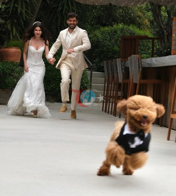 Nesrin Cavadzade'nin sürpriz nikahından yeni fotoğraflar - Resim : 2