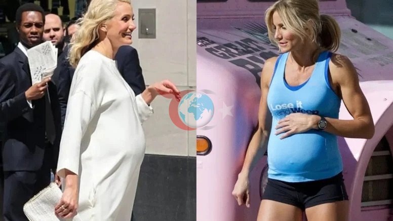 53 yaşında üçüncü kez anne olan Cameron Diaz, sevincini paylaştı