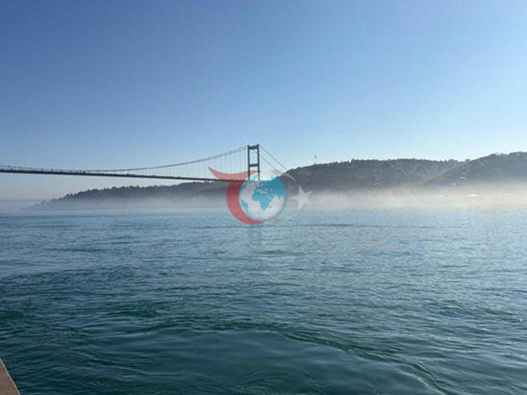 İstanbulda sis Boğaz hattı gemi trafiğine kapatıldı