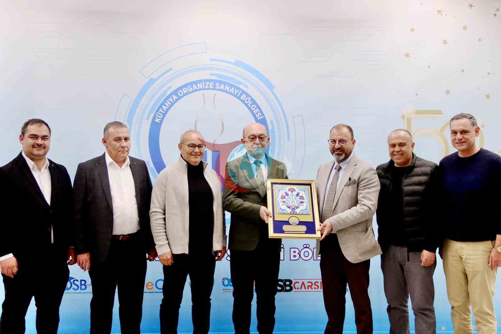 Kütahya OSB’de Emin Yüce görevine veda etti