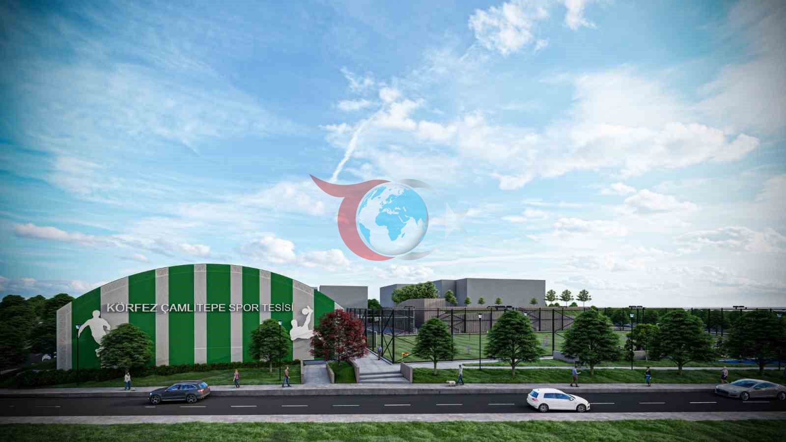 Çamlıtepe Spor Kompleksi&rsquo;nin yüzde 71&rsquo;i tamamlandı