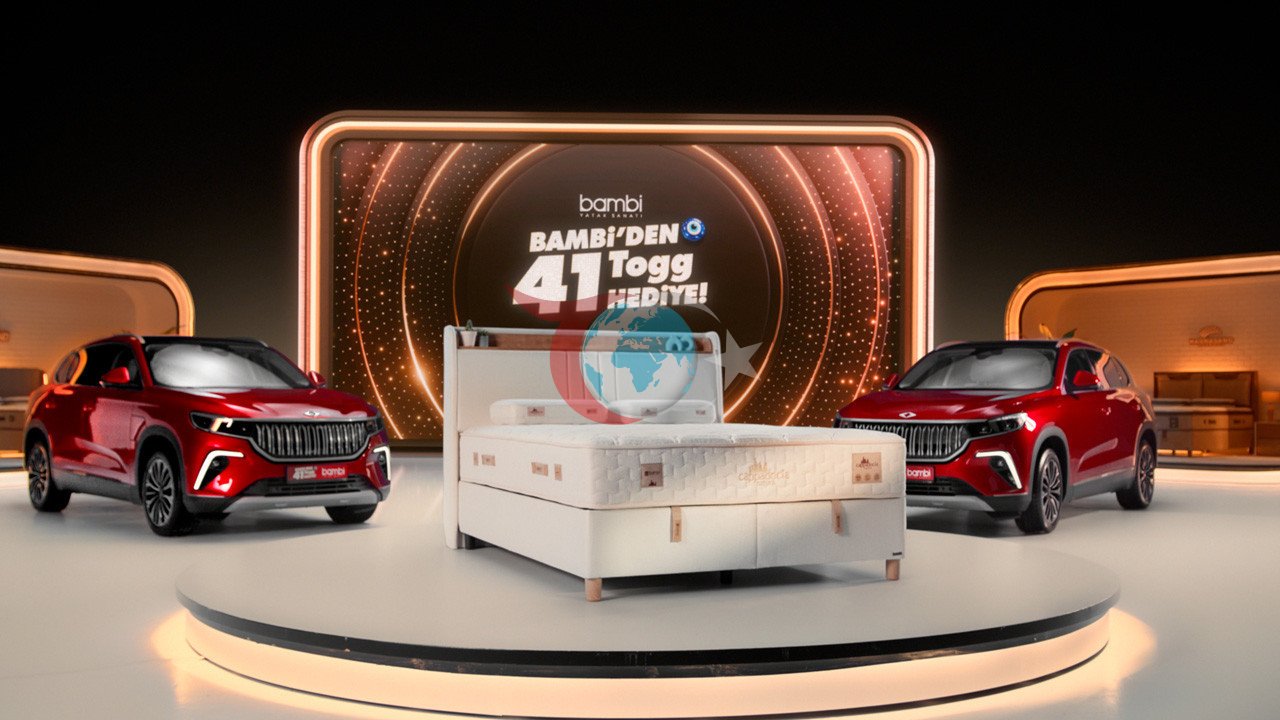 Bambi Yatak'tan Büyük Çekiliş: 41 Togg T10X Kazanma Fırsatı
