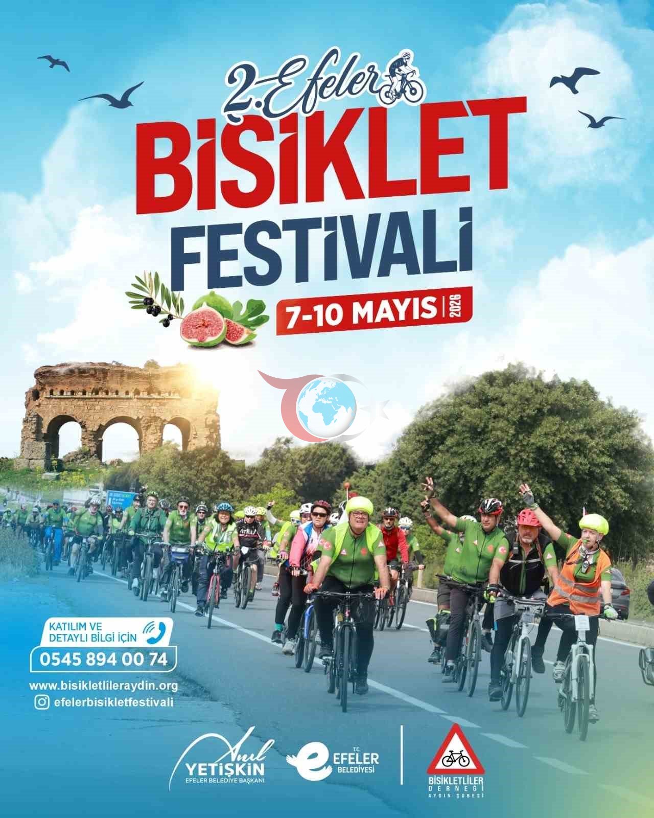 Efeler’de pedallar tarihe dönüyor