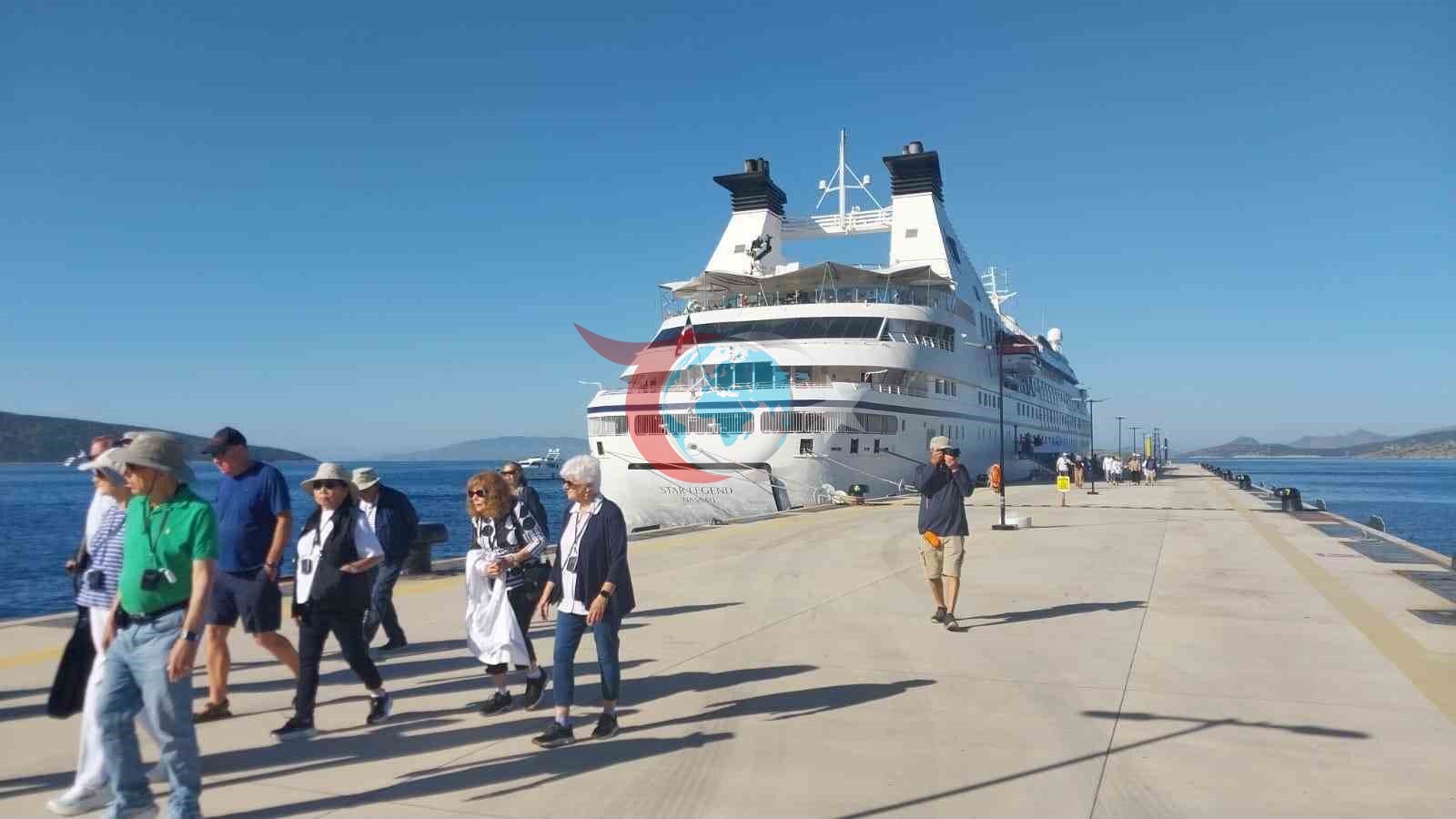 Bodrum&rsquo;a kruvaziyer ile 274 yolcu geldi