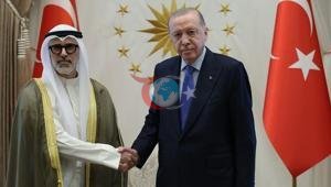 Cumhurbaşkanı Erdoğan, Kuveyt Dışişleri Bakanı Sabahı kabul etti