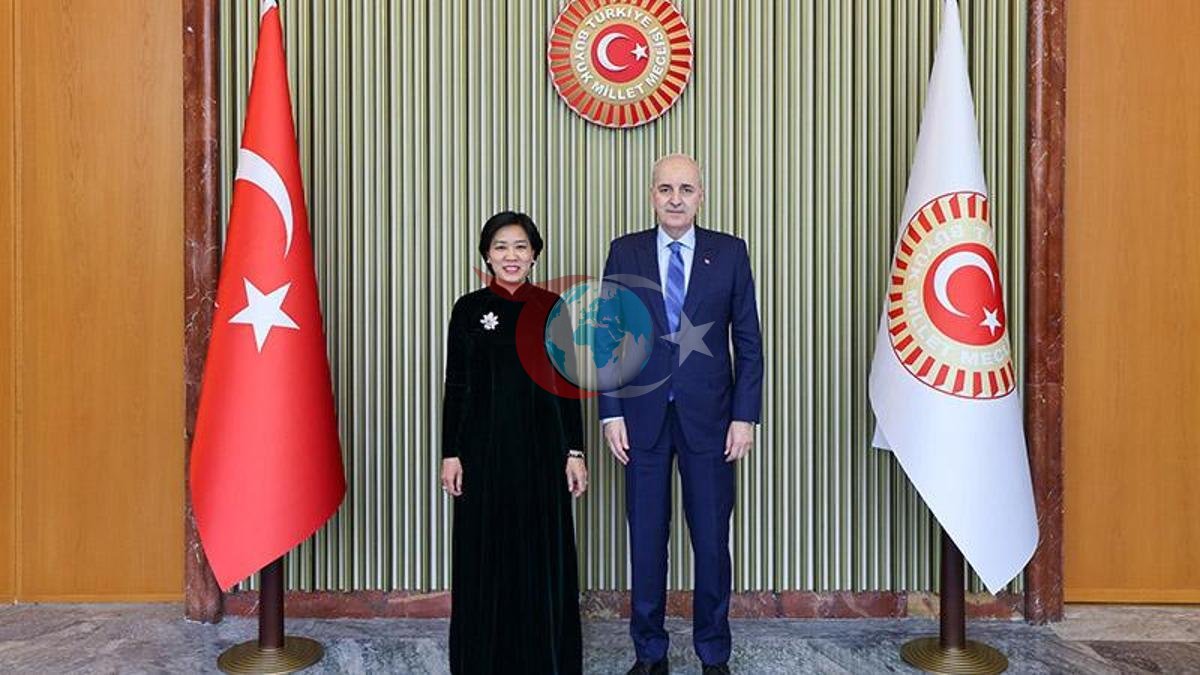 TBMM Başkanı Kurtulmuş, Vietnam Ankara Büyükelçisini Ağırladı