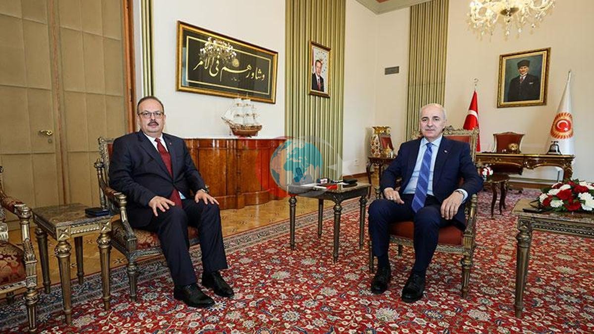 TBMM Başkanı Kurtulmuş, Ankara Valisi Canbolat ile Görüştü