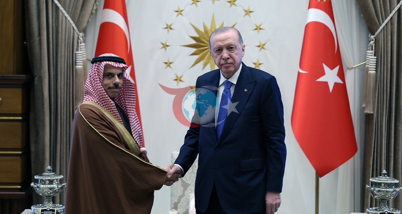 Cumhurbaşkanı Erdoğan, Suudi Arabistan Dışişleri Bakanını Ağırladı