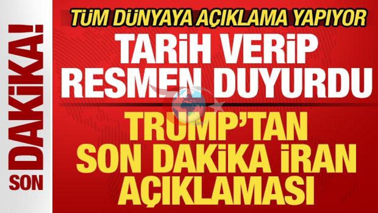Dünya Ateşkes Bekliyor: Trump'tan İran'a Son Dakika Açıklaması
