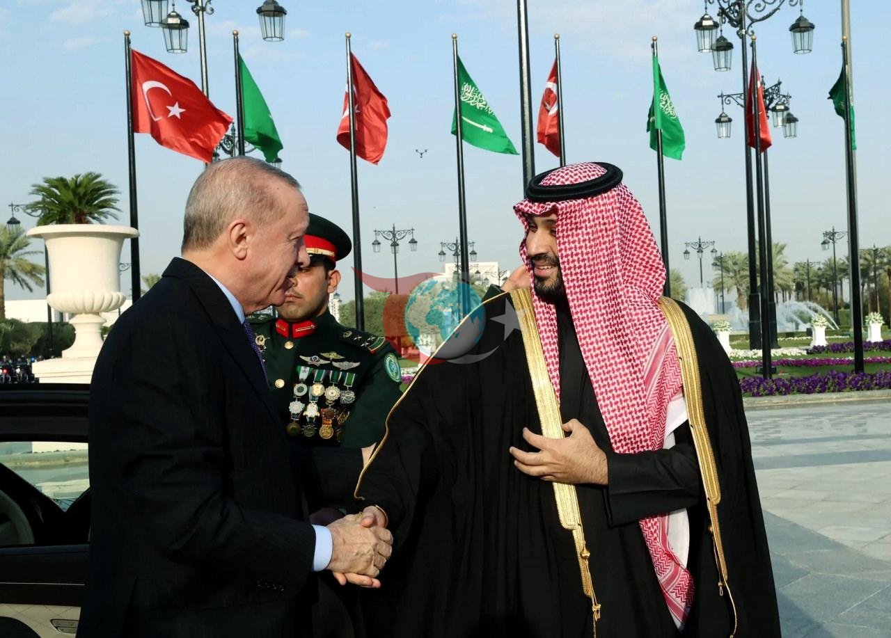 Recep Tayyip Erdoฤan ve Prens bin Selman
